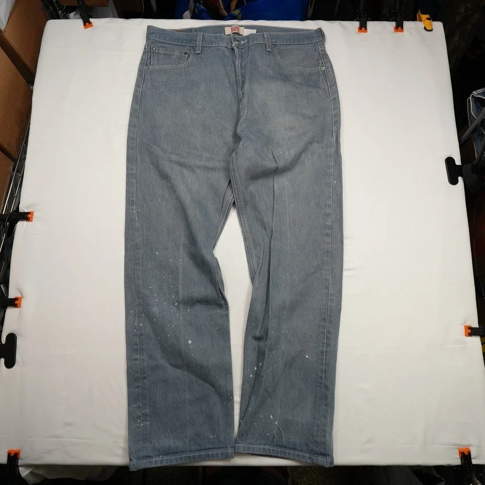 Levi's 501 Jeans Mens 38x32 (36X29) Straight Leg Button‎ Fly Classic Denim Pants
